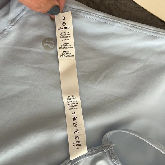 Lululemon Run Off Route tank NWT 8 light blue - Picture 7 of 8